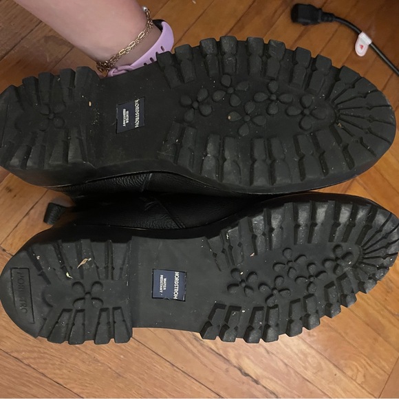 Nordstrom Black Leather Chelsea Boots - Picture 8 of 9